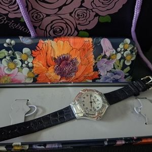 😍 Excellent Brighton LINCOLN Watch with Leather Strap 😍